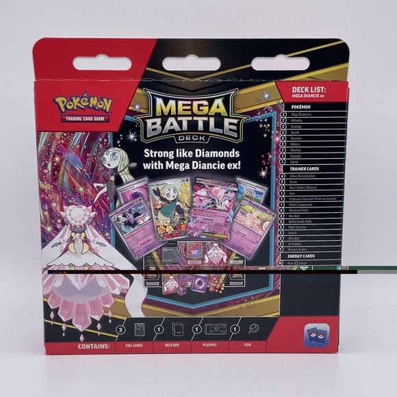 NEW Pokemon Mega Battle Deck‎ Mega Diancie ex 60 Card Starter Deck Box Meloetta - Picture 2 of 6